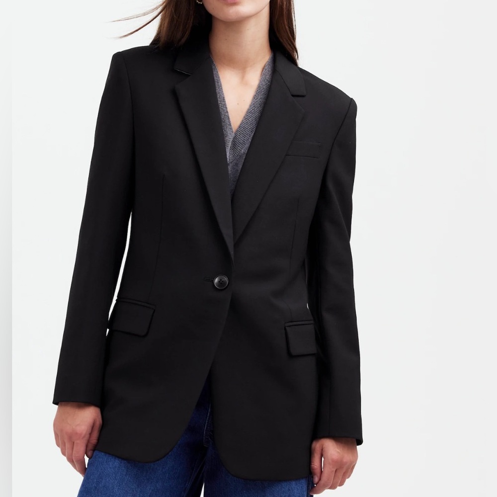 Madewell Kline Blazer - NWT - Black - Size 12